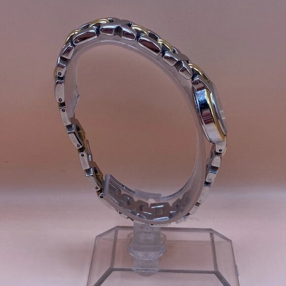 Fossil Watch F2 ES-9046 Stainless Steel Gold Silver Tone Mixed Dial Arabic Women - Picture 5 of 13